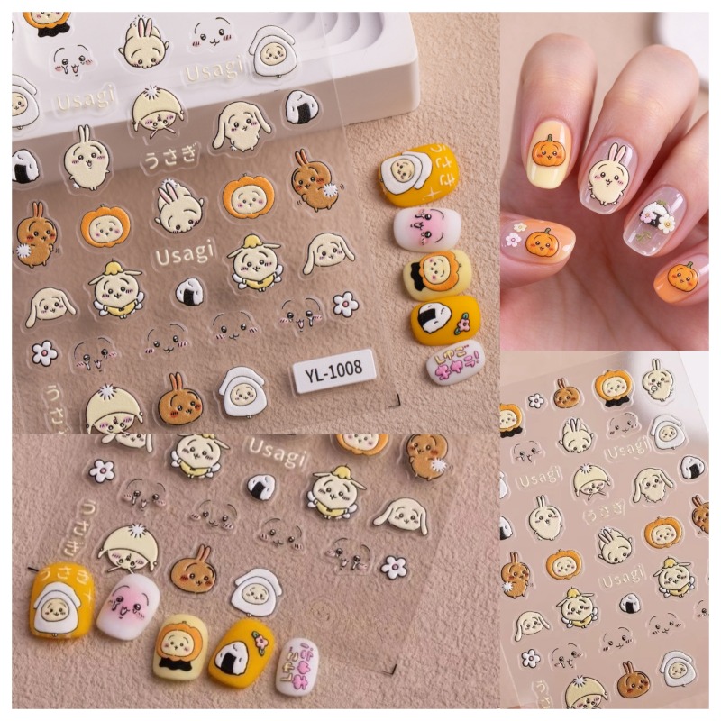 Cartoon Kawaii Nail Stickers U - Nail Art review and price