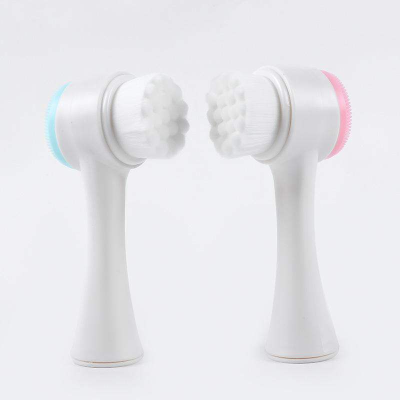 3D Double Silicone Facial Clea - Silicone Face Scrubber Electric review and price