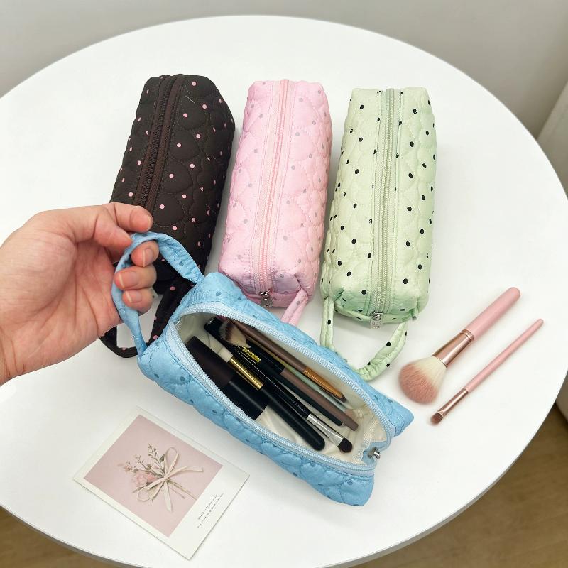 Portable Polka Dot Cosmetic Ba - Makeup review and price