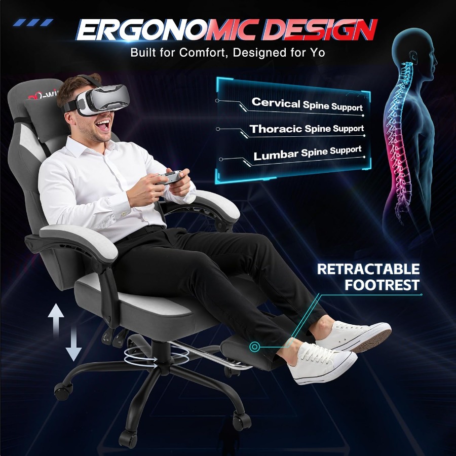Gaming Chair for Adults with F - Massage review and price