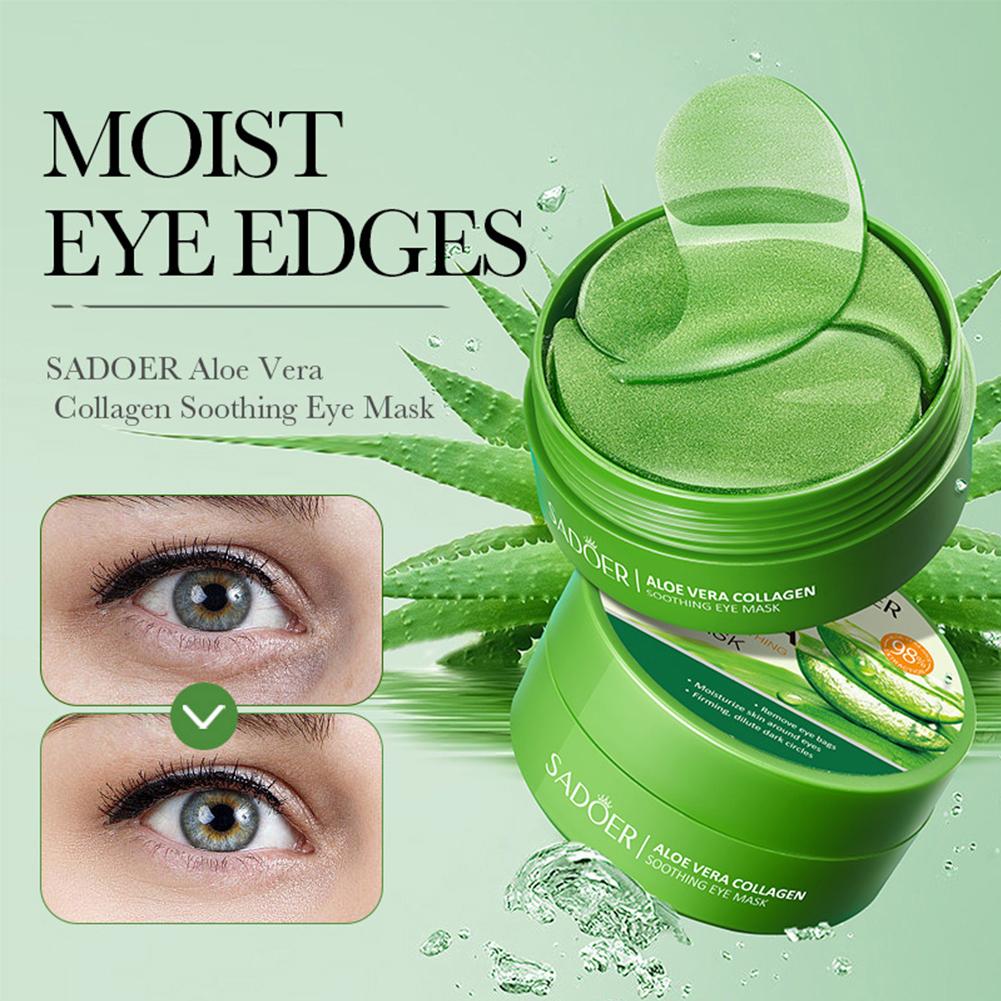 60pcs Aloe Vera Collagen Under - Collagen Under Eye Patches review and price