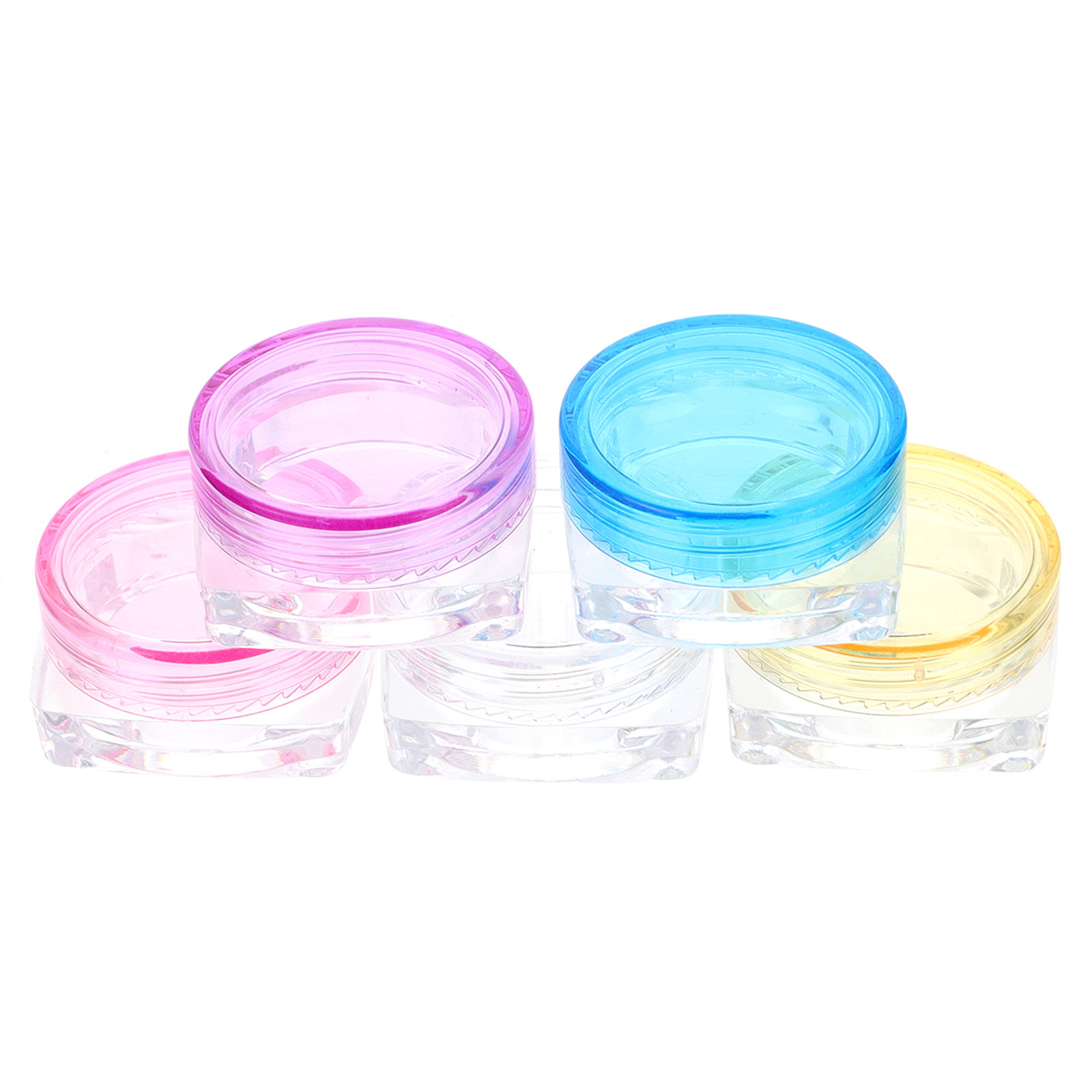 50pcs Small Transparent Cosmet - Hair Care review and price
