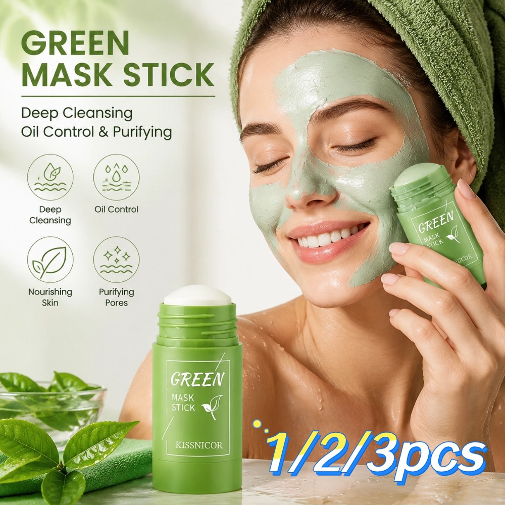 1/2/3pcs Green Tea Mask Deep C - Green Tea Cleansing Clay Mask review and price