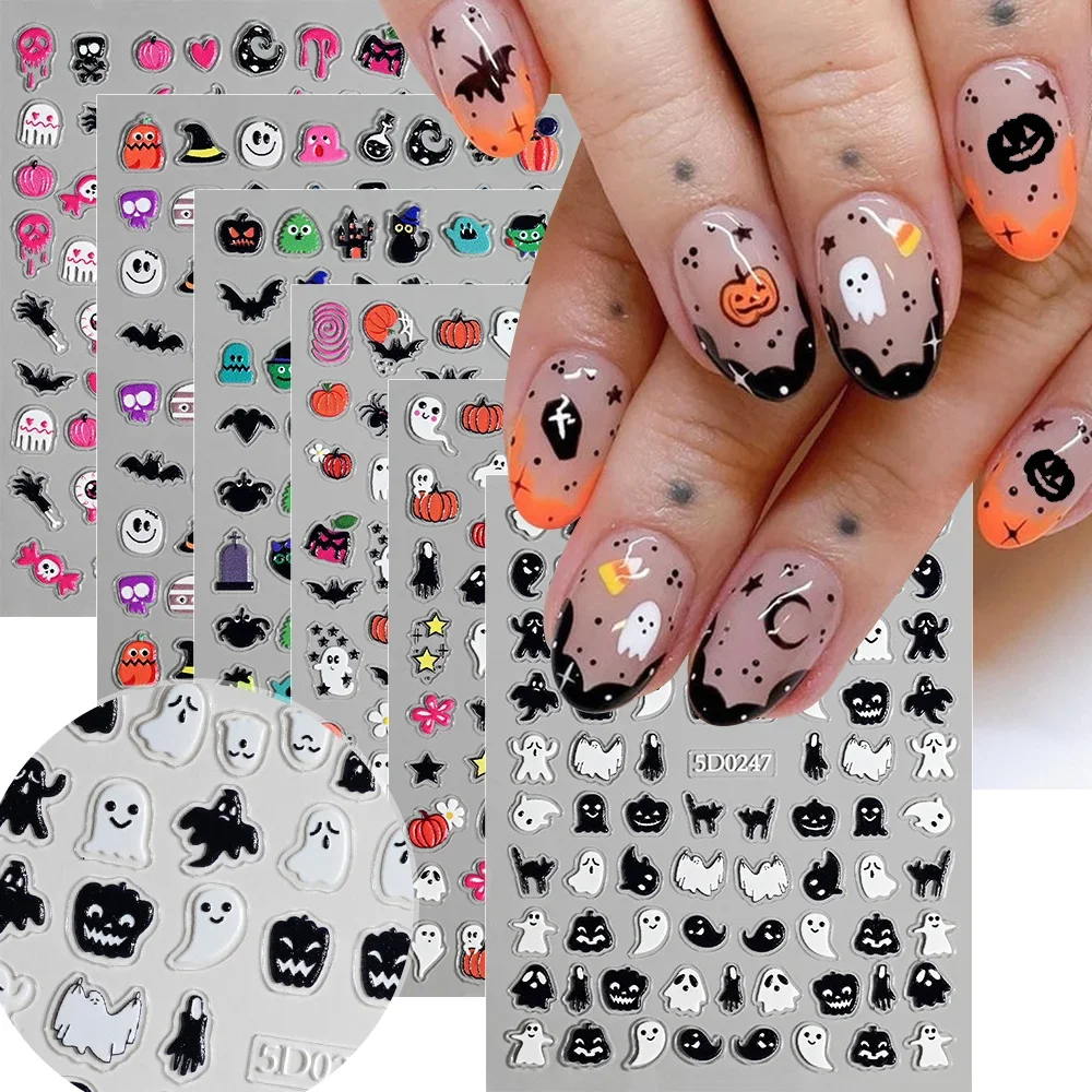 1sheet 5D Halloween Nail Stick - Nail Art review and price