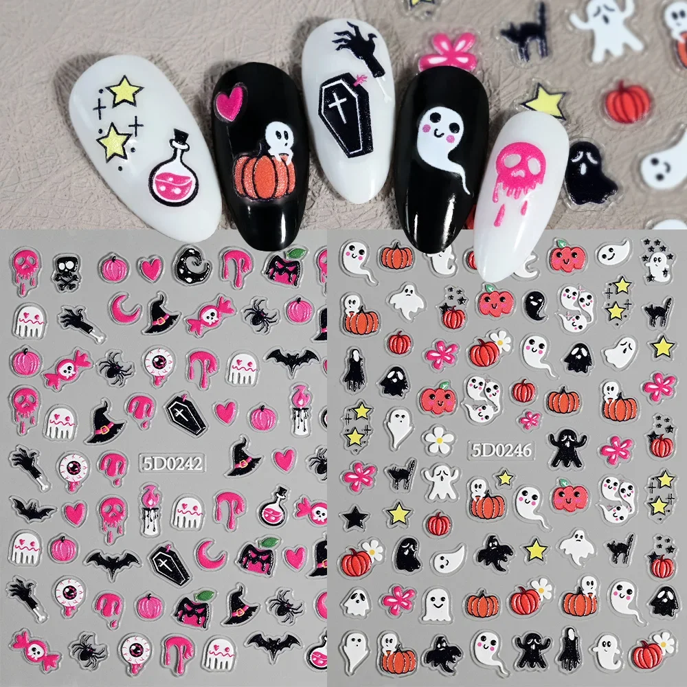 1sheet 5D Halloween Nail Stick - Nail Art review and price