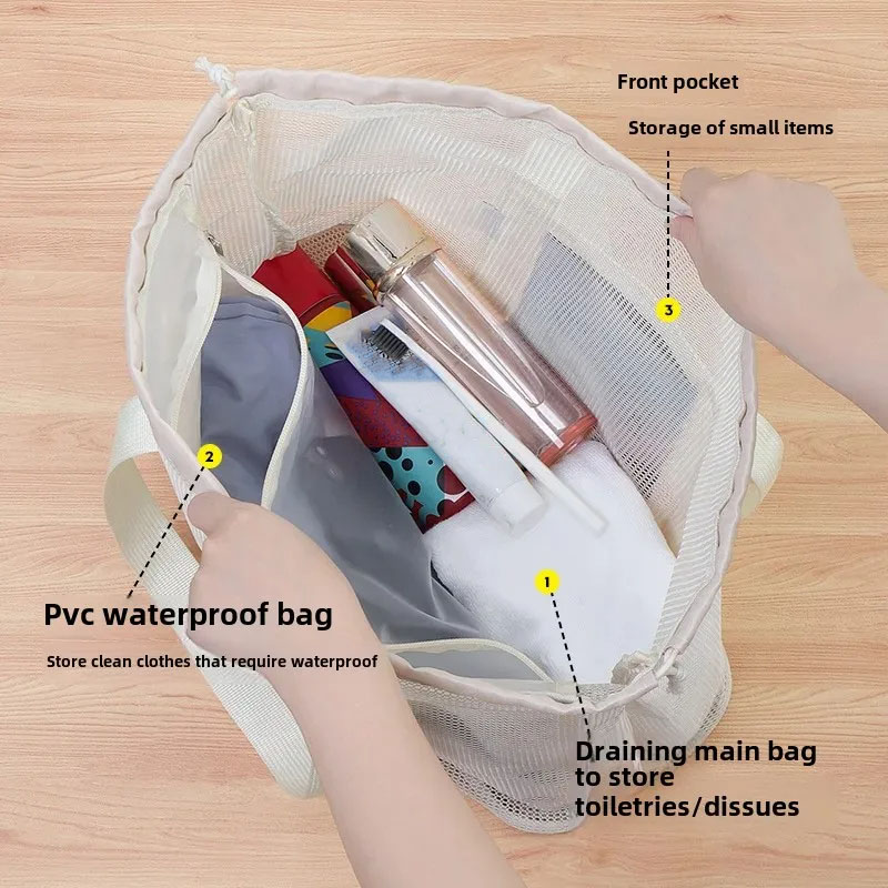 Large Capacity Beach Bag Drain - Makeup review and price