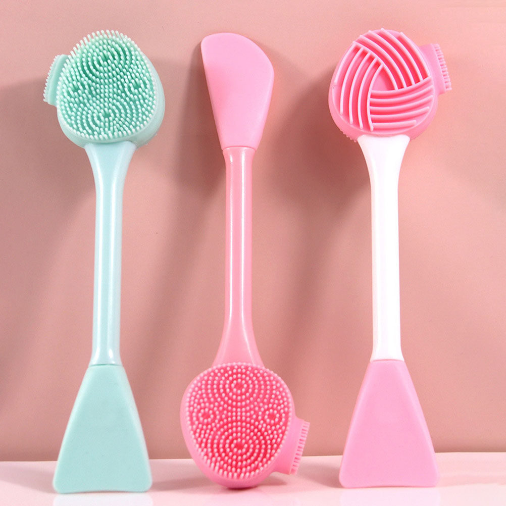 2Pcs Silicone Face Cleansing B - Silicone Face Scrubber Electric review and price